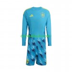 Camisolas de futebol Espanha Guarda Redes Criança Equipamento Principal World Cup 2026 Manga Comprida Camisolas de futebol Espanha Guarda Redes Criança Equipamento Principal World Cup 2026 Manga Comprida
